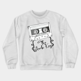 Good Vibes the black keys // Retro Ribbon Cass Crewneck Sweatshirt